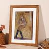 Porta-Retrato Vintage para Pendurar na Parede, Tamanho Grande 12 polegadas Porta-Retrato Moldura Vazia A4 Moldura Externa para Pintura a Óleo 4K Aberto 8K Exibição de Quebra-Cabeça A3