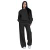 211470 outono e inverno novo cross-border Europa e Estados Unidos cor sólida gola redonda manga comprida solta moda feminina casual calças largas terno
