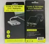 Adaptador tipo C a HDMI tres en uno transfronterizo función USB 3.1 Dock de expansión múltiple Convertidor de aluminio 4K