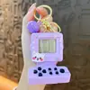 Chaveiro Pingente Console de Jogo Tetris Jogo Portátil para Alívio de Estresse Acessórios de Chaveiro para Atacado Venda por Atacado