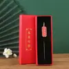 O Futuro é Promissor Marcador de Página Metálico Criativo Futuro Brilhante Lista Dourada Marcador de Página para Estudante Estilo Chinês Presente Comemorativo