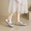 Zapatillas Tejidas Huecas Estilo Birkenstock Zhr 2026 Verano Transpirables de Punta Cerrada Slip-On Casuales para Mujer