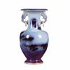 Jarrón de Cerámica de Jingdezhen al por Mayor Antiguo Jun Porcelana Binaural Anillo Vivo Botella de Apreciación Jarrón de Horno Artesanías Decorativas al por Mayor