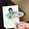 Presilha de cabelo com franja de strass estilo coreano, presilha lateral KT de acetato, grampo lateral, acessório de cabelo, grampo de testa, presilha requintada