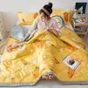 Oferta Especial Aire Acondicionado de Verano Colcha de Verano Algodón Lavable Persona Sola Dormitorio de Verano Doble Primavera Otoño Invierno Estilo Colcha Pura Delgada