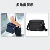 Bolso Cruzado de Hombro Único para Hombre de Gran Capacidad Tela Oxford Casual Portafolio Holder