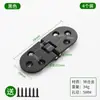 Bisagra Plegable Tipo Mesa para Puerta de Gabinete Bisagra Redonda para Mesa Bisagra Recta de Empotrar para Voltear Bisagra Oculta Bisagra Plegable Accesorios de Ferretería de Aleación