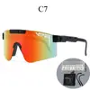 Óculos de Sol Coloridos Pit Viper na Caixa Óculos para Esportes ao Ar Livre Óculos de Esqui Ciclismo à Prova de Vento