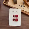 Novo Prendedor de Cabelo de Tecido Estilo Coreano com Urso de Desenho Animado para Crianças, Grampo Lateral Feito à Mão, Acessório de Cabelo Doce para Coque para Meninas