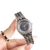 Reloj de Gipsófila Listo para Usar del Fabricante para Mujer, Gama Alta al por Mayor Nicho Transfronterizo Calendario Pedrería Correa de Acero Reloj para Mujer