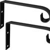 Estante para trapeador de baño, estante para trapeador de cocina montado en la pared con clip, espacio sin perforaciones, estante de almacenamiento para trapeador y escoba de aluminio