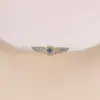 Broche Commemorativo de Piloto de Desenho Animado Criativo e Personalizado, Insígnia de Acessório de Metal em Formato de Asa de Avião Transfronteiriça Venda por Atacado