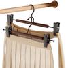 Clips para Pantalones de Haya al por Mayor, Clips para Pantalones Domésticos sin Costuras, Percha Especial para Tiendas de Ropa, Perchero para Pantalones de Faldas