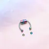 Sem Piercing Cruz Amazônica Clip Magnético de Nariz Galvanizado Aço Inoxidável Joia de Nariz Personalizada Argola de Nariz Conveniente Pequena Atacado