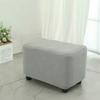 Funda para Taburete de Cambio de Zapatos del Hogar, Funda para Taburete de Almacenamiento, Funda para Taburete Rectangular de Dormitorio, Impermeable y a Prueba de Aceite