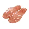 Pantuflas de la vieja escuela, clásicas nostálgicas, pantuflas de cristal, pantuflas de caucho vulcanizado de la vieja escuela, para hombre y mujer, de plástico, para baño, transparentes, nostálgicas