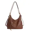 Mochila Casual Coreana da Moda para Mulheres 2025 Nova Bolsa Tote Simples Multifuncional Bolsa Transversal de Alta Qualidade para o Dia a Dia