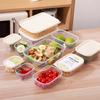 Caixa Doméstica de Grau Alimentício para Conservação de Alimentos Caixa de Almoço Especial para Aquecimento em Micro-ondas Refrigerador Caixa de Almoço Selada para Frutas e Vegetais Caixa de Armazenamento