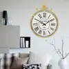 Relógio de Parede Retrô Americano Criativo Sala de Estar Sala de Jantar Relógio de Pendurar Relógio Simples Decoração de Parede do Quarto Relógio de Quartzo de Pendurar