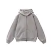 Sudadera con Capucha y Cardigan de Terciopelo Otoño e Invierno Retro Americano Chaqueta Holgada Unisex Estilo Retro Transfronterizo