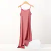 Tamanho Grande Gordo mm 100kg Modal Camisola Básica Pijama Solto Longo Anti-Exposição Saia de Baixo Feminina