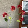 Flores Artificiais com 5 Cabeças de Flores de Begônia no Estilo Monet para Decoração de Casa e Casamento, Arte Floral, Paisagismo de Shopping Centers e Arranjo de Cenas com Flores Artificiais