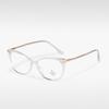 TR8205 Little Red Book Estilo de celebridad de internet ojo de gato marco de gafas para mujer de alta calidad estilo europeo y americano marco de gafas liso anti-luz azul