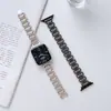 Pulseira Adequada para Apple Watch S8 Fivela Criativa Pulseira de Metal Applewatchs4567Se Geração Corrente de Liga
