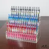 Expositor de Acrílico para Canetas Armário de Exibição Lápis Caneta Gel Papelaria Loja Rack de Exibição Escada de Múltiplas Camadas Jack Pacote Pressionar Único