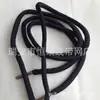 Corda de poliéster canelada redonda de 5MM para cintura, cordão de chapéu com fivela de metal, acessórios para vestuário, atacado