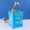 Bolsa de Tela No Tejida para Pastel de Cumpleaños Elevado Personalizado al Por Mayor Bolsa Refrigerada para Alimentos Bolsa de Papel de Aluminio para Llevar Bolsa Térmica