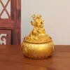 Venta al mayoreo del fabricante: Figuritas de Wu Cai Shen Zhao Gongming para sala de estar, diseñadas para atraer riqueza y buena fortuna, artesanías de metal, hechas a medida según imágenes o muestras proporcionadas