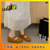 Mocasines de estampado de leopardo para mujer, zapatos planos de verano tipo Mary Jane, nuevos zapatos sin cordones 2026 para combinar con faldas, zapatos de ballet cómodos