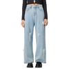 Plataforma Independiente Transfronteriza Europea y Americana Ropa de Mujer de Mezclilla Estilo Ins Decoración de Perlas y Mariposas Pantalones Largos Rectos Sueltos Jeans para Mujer Alto