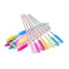 Escova de rímel de enxerto descartável cristal haste cor sólida escova de rímel escova de maquiagem espiral 50 um pacote