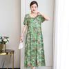 Vestido Novo de Algodão e Linho para Mulheres 2026, Verão Fino Solto Roupas Femininas Plus Size, Vestido que Esconde a Barriga e Emagrece para Mulheres Plus Size