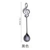 Criativa Colher de aço inoxidável Household Internet Popular Cute Spoon Mixing Spoon High Color Value Coffee Dessert Spoon Colher de sorvete