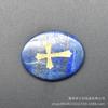 Chip de cristal natural piedra para olvidar preocupaciones óvalo de doble arco piedra para el pulgar cristal en polvo amatista jade palma masaje piedra descompresión
