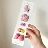 Lindos Super Adorables Pinzas para el Cabello de Tela de Envoltura Completa para Bebé Niños Bebé Pinzas para el Sudor No Dañinas Pinzas para el Cabello de Niña Accesorios para la Cabeza