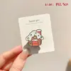 Broche de Reno de Santa Claus Navideño Insignia Metálica Linda Japonesa Pin Botón de Ropa de Dibujos Animados Accesorios Adorno de Regalo