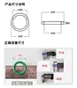 Fio Linha 1,8mm Anel de Silicone O-Ring Anel de Vedação à Prova d'Água Anel de Borracha de Silicone de Grau Alimentício Silicone de Grau Alimentício Alta Elasticidade