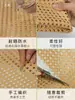 Material de Tecelagem de Rattan Cola Plástica PE Malha de Tecelagem de Rattan Simulada Teto de Treliça Octogonal Tela de Teto Divisória de Porta de Armário Decoração