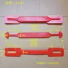 Caixa de papelão alça plástica caixa de papel alça plástica para transporte acessórios de embalagem alça de mão alça de caixa colorida fivela de alça de caixa de presente