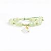 Pulsera de Conejo de Jade Hetian de Imitación de Moda Diseño de Nicho Femenino ins Pulsera de Conejo de Jade Transparente Vintage Pulsera de Cuerda Tejida
