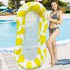 Flotador Inflable de Cueva de Limón Juguete de Entretenimiento Acuático de Verano Silla Flotante Inflable de PVC Flotador Acuático Inflable