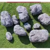 Accesorios de decoración de paisajismo para gabinetes de espuma falsos, rocalla de espuma, muro de piedra, esquema de color gris verdoso de Shandong por defecto