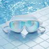 Gafas de natación para niños Qilang con tapones para los oídos integrados, Lentes resistentes a impactos Ultra-Estándar Nacional, Gafas antivaho para piscinas, En stock