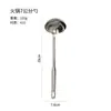 Cuchara para Fondue de Acero Inoxidable al por Mayor Cuchara para Fondue Casera Cuchara Coladora de Restaurante Cuchara para Gachas Cuchara para Sopa Cuchara de Cocina
