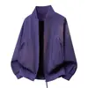 Chaqueta de Otoño de Marca Americana de Moda para Estudiantes de Secundaria Hombres, Versátil Estilo Japonés Atractivo Holgado Resistente al Viento Casual Chaqueta Superior