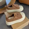 Zapatos de plataforma de suela gruesa de moda para mujer, versión coreana nueva para primavera y otoño, puntera redonda, con cordones, de caña baja, slip-on, corte profundo, casual